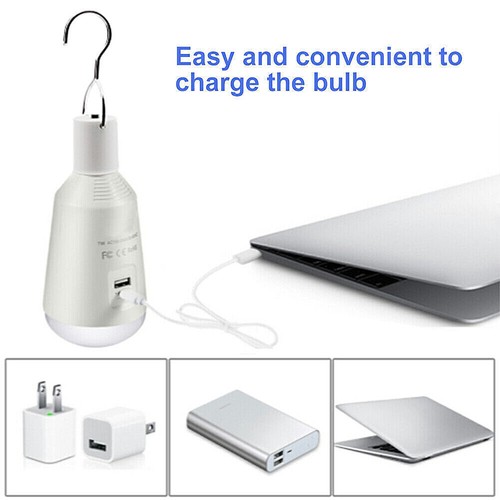 E27 Rechargeable Light Bulb for Power Outage Battery Backup LED Bulbs Emergency - Picture 3 of 11