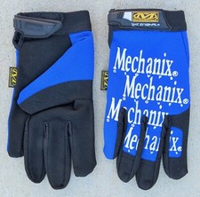 Blue Mechanix Off Road Mechanic Garden Work Full Finger Gloves - Size Small