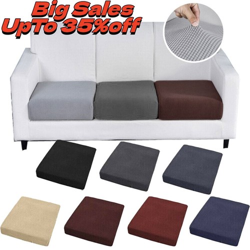 1/2/3 Seater Sofa Seat Covers Stretch Couch Cushion Slipcovers Replace