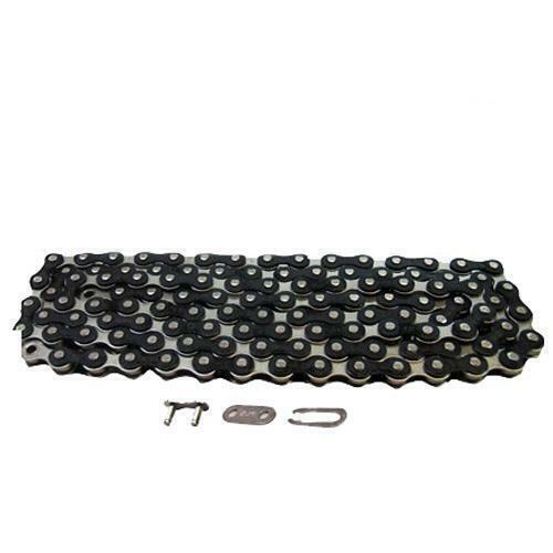 Izumi Standard Old School BMX Fixie Track 1/8 Single Speed Chain Silver/Black - Picture 1 of 2