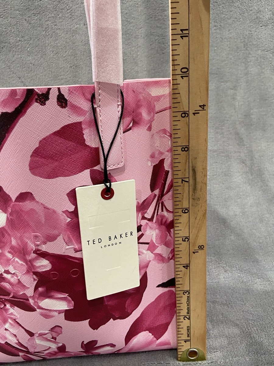 Ted Baker London The Icon Tote Bag Pink Floral Design New