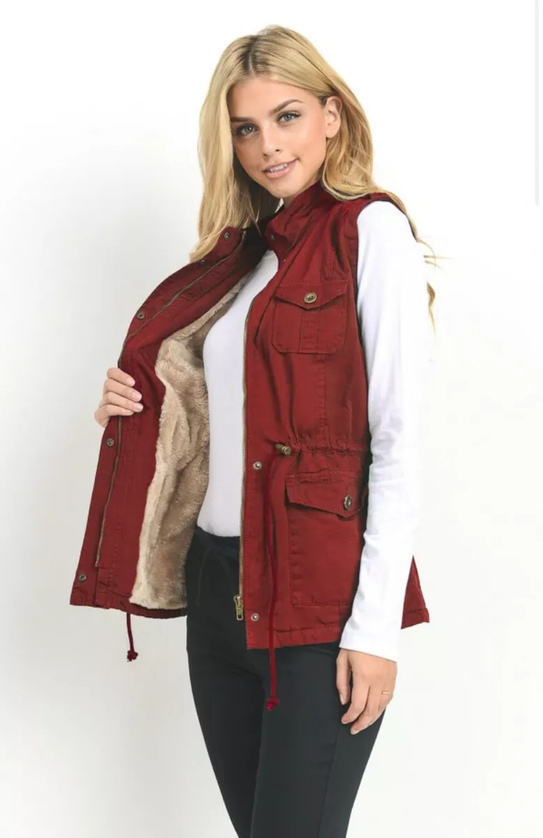 Fur lined utility clearance vest