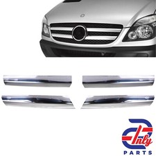 f&uuml;r Mercedes Sprinter W906 Grill Leisten K&uuml;hlergrill Chrom Edelstahl 06-13
