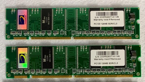 RAM 168 PIN, PC100 & PC133, FROM 16MB TO 256MB, 12 STICKS IN TOTAL - Picture 2 of 8