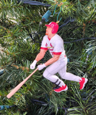 Mark McGwire St Louis Cardinals Baseball Xmas Tree Ornament Holiday vtg Jersey