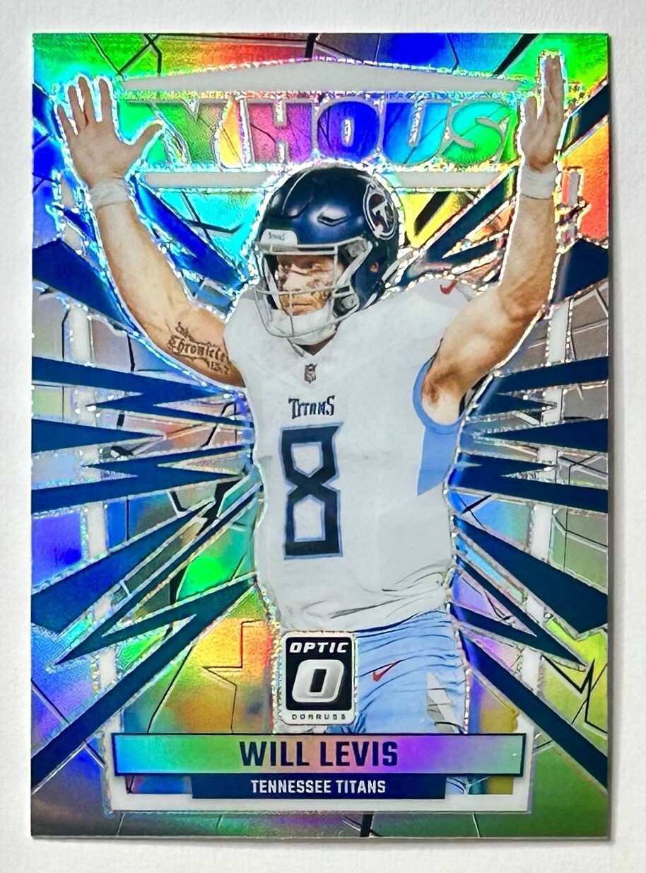 2023 Optic Will Levis Silver Holo My House Prizm Rookie SP RC #20 Titans UK NFL
