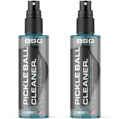 2 Pack : Pro Pickleball Paddle Cleaning Spray, Removes Oils, and Stubborn Grime