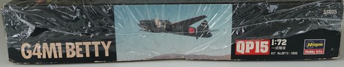 Hasegawa 51815 (QP15) 1/72 Mitsubishi G4M1 Betty model kit - Picture 2 of 3