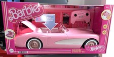 Barbie The Movie Hot Wheels RC Barbie Corvette Remote Control Car Brand New 2023