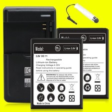Long Lasting 2x 2700mAh Displaceable Battery Charger f ZTE Grand S Pro ZTE N9835