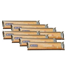 DeLallo Gluten Free Spaghetti Pasta, 12 oz. Bag, Non-GMO, Brown Rice (8-Pack)