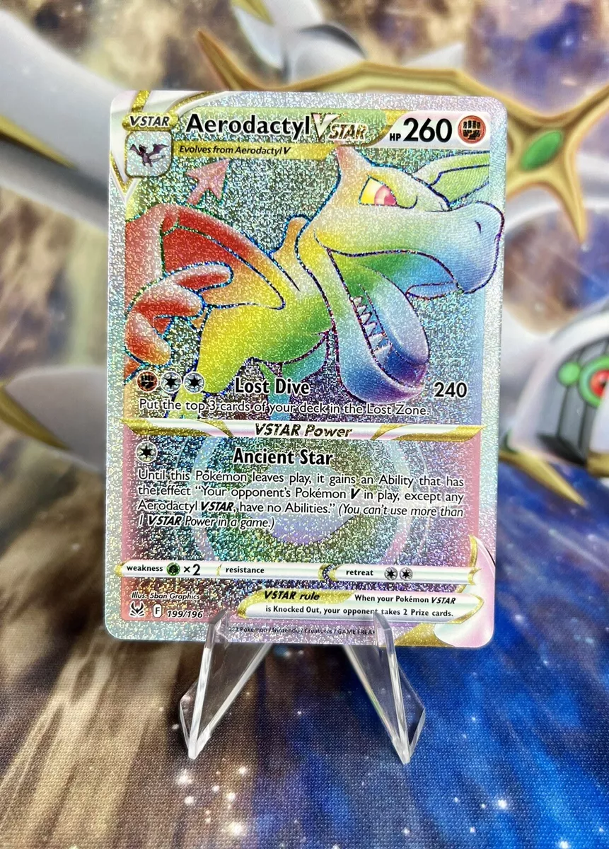 199 / 196 Aerodactyl VASTRO Rara Segreta V ASTRO Rainbow foil (IT