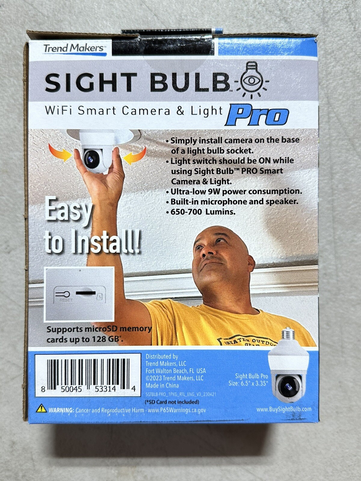 NEW Motion Detecting 360-Degree Indoor/Outdoor Wi-Fi Home Security Camera