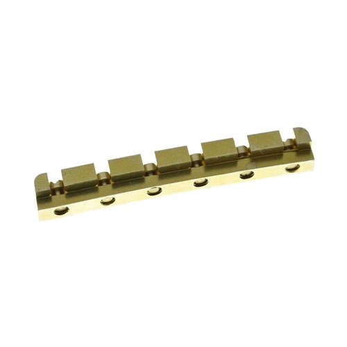 42mm Curved Base Brass Nut Adjustable Brass Guitar Nut for Strat Tele Guitars - Afbeelding 3 van 7
