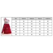 Kids Girls Moana Costume Hawaiian Princess Party Fancy Cosplay Dress w Necklace — image 2