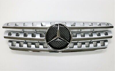 MERCEDES ML Class W163 1998-2005 Front Silver Grill Central Grille
