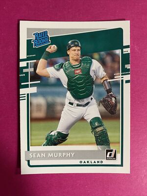 Sean Murphy 2020 Donruss Rated Rookie RC # 42 Athletics , Braves