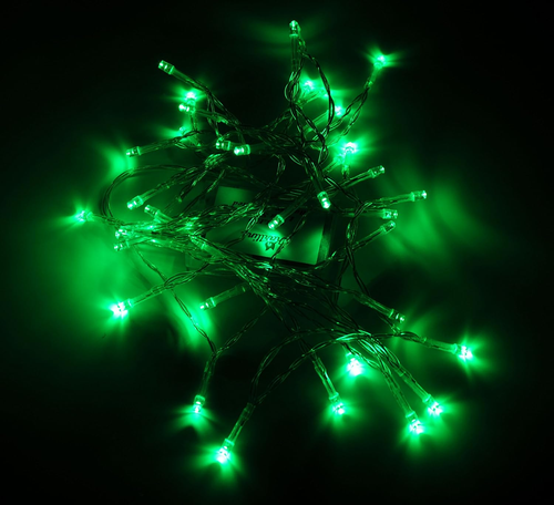 Battery Operated Green 40 LED Fairy Light String Wedding Party Xmas Christmas De - Picture 4 of 5