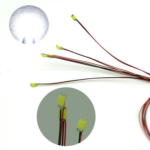 10 Stück Mini SMD LED 0603 – 7 Farben Mit Kabel, 2V/3V, Von Ogeled