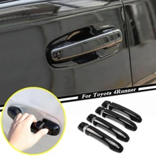 Car Side Door Handle Cover Trim For Toyota 4Runner 2017-2023 Accessories Black