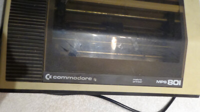 Commodore Matrix Printer MPS 801  (Turns on but needs clean and disassembled)