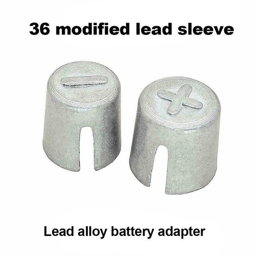 1 pair Car Battery Terminal Post Adaptors Positive Negative Shim Slee D2P6 - Picture 7 of 11