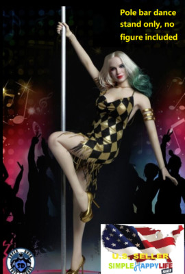 1/6 scale Pole bar dance platform stand for phicen hot toys 12'' figure  USA 