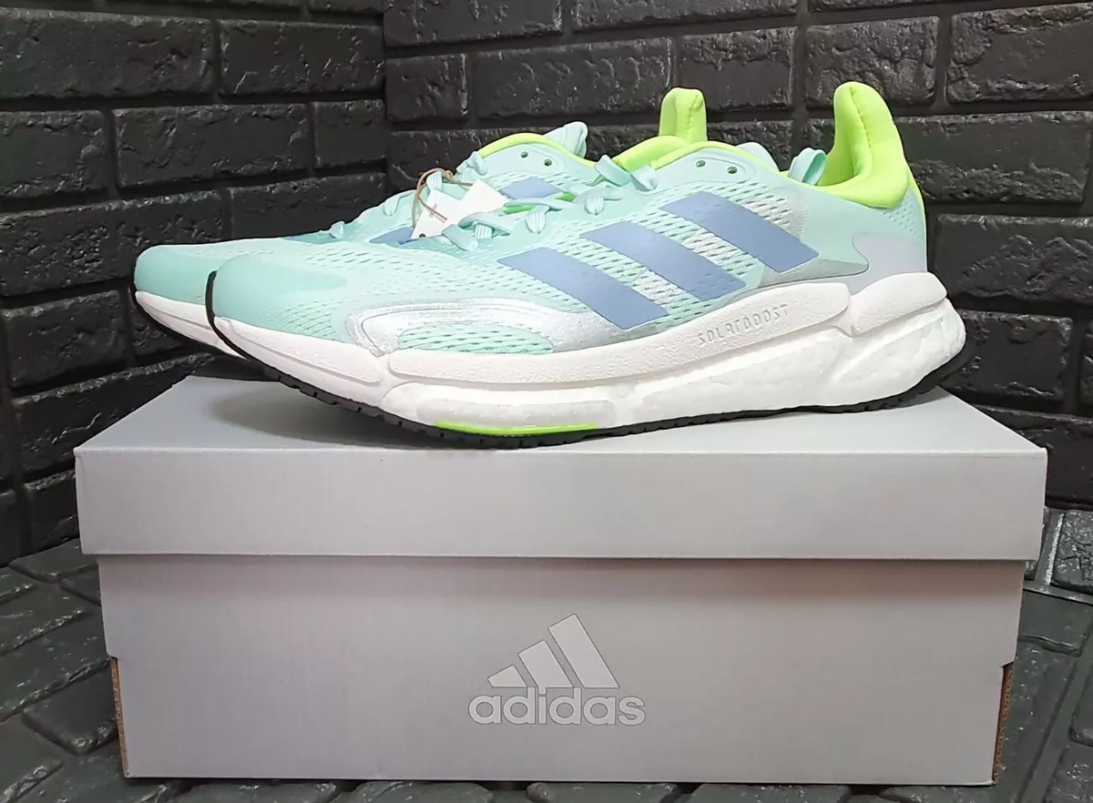 Adidas Solar Boost 3 Road Running Shoes Blue Green Women s UK 7