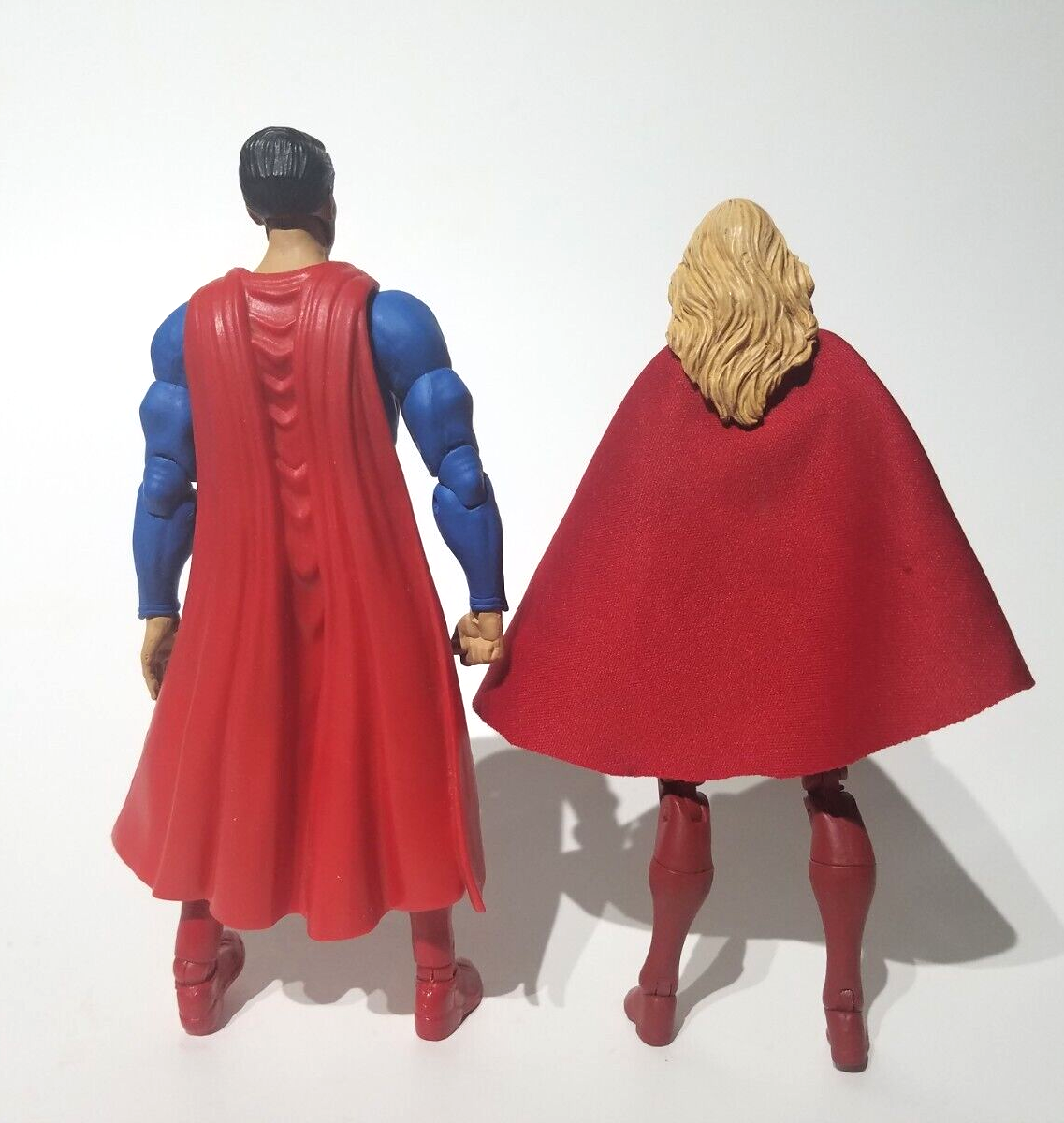 DC Collectibles Essentials Superman + CUSTOM Supergirl | eBay DC Collectibles Essentials Superman + CUSTOM Supergirl | eBay