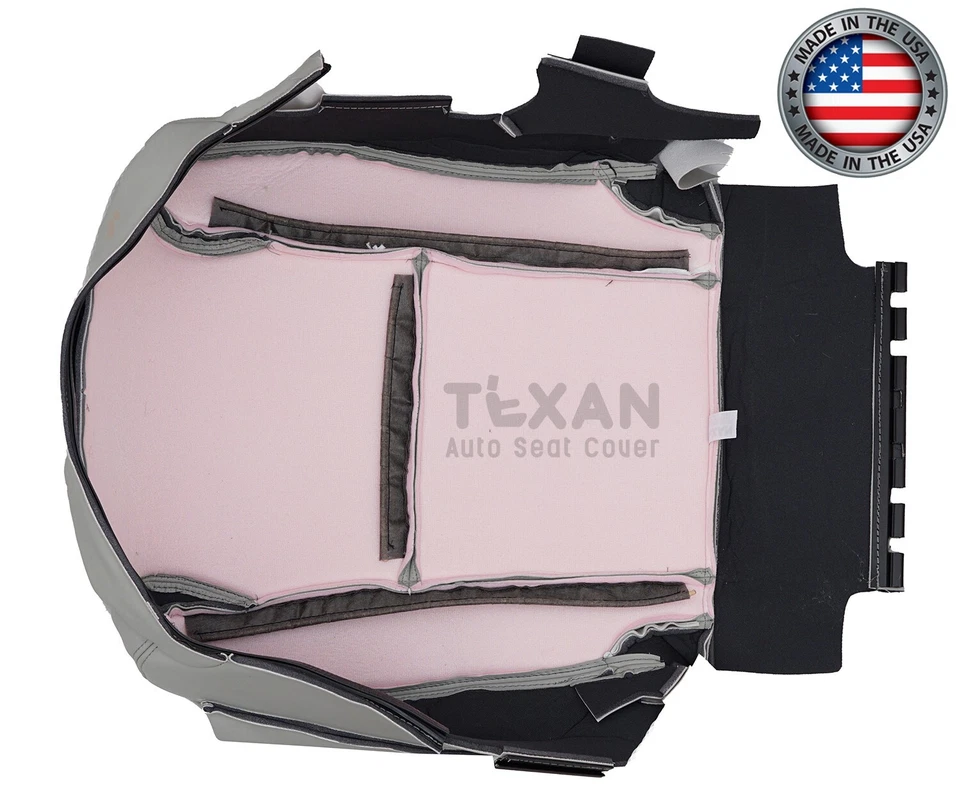 Cubierta de asiento de cuero perforado inferior del conductor gris para 06, 07 Lexus GS430, GS450H Foto 4 de 4