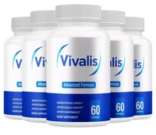 Vivalis for Men ed, Male Health Pills to Boost Energy & Vitality (5 Pack)