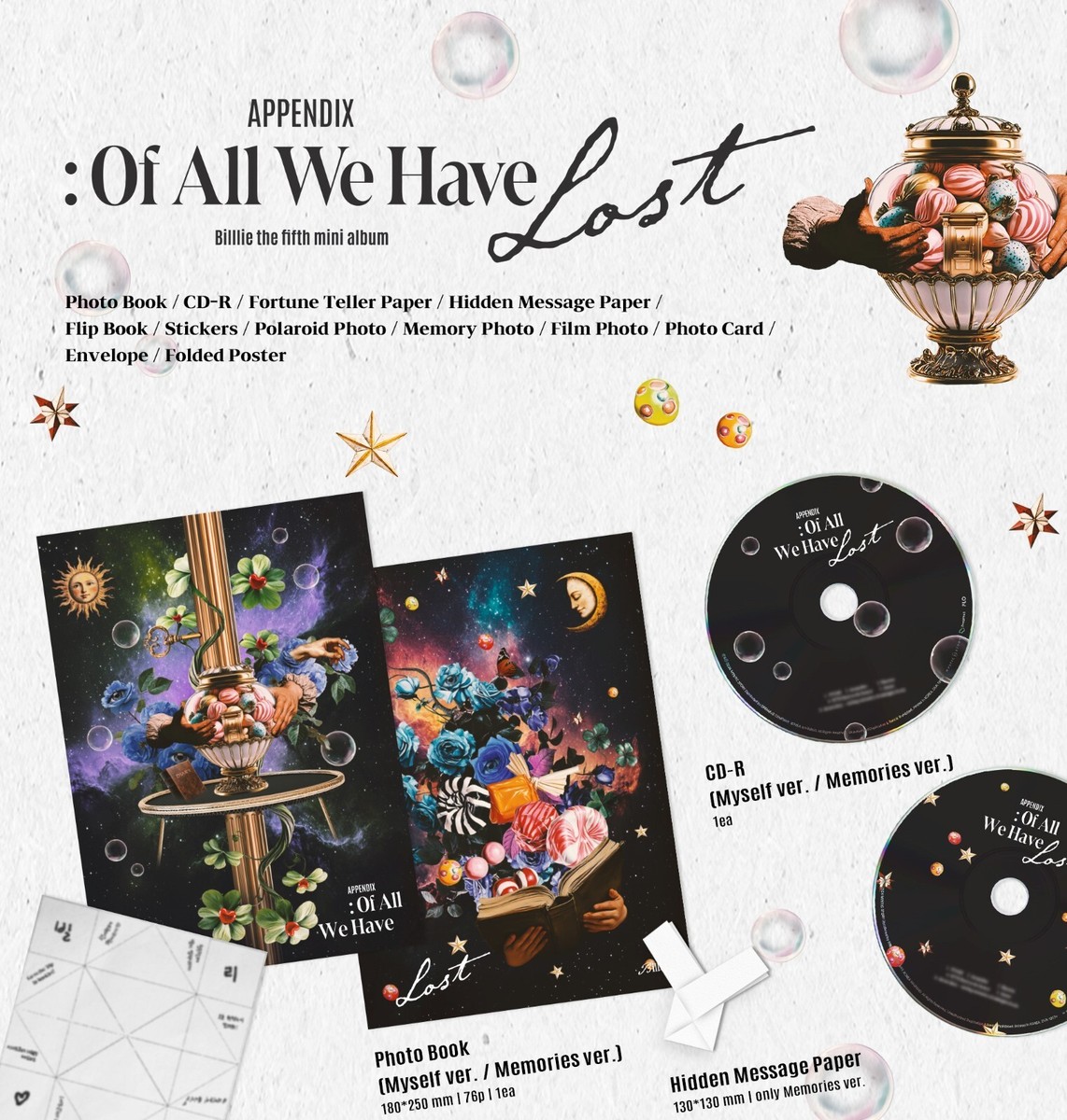 サインCD◆Billlie◆Appendix: Of All Have Lost Billlie 5th Mini Album appendix Of All We Have Lost CD+P