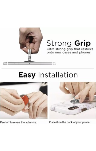 🟢FINGER RING GRID & STAND Vent Holder Multi Use 3-in-1 Design Rotates 360* A3 - Picture 8 of 12