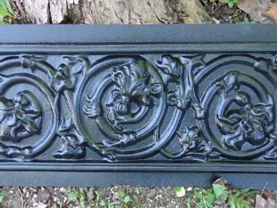 Pineapple trim decor plastic mold cement plaster casting mould 21'' x 8'' x 1/2''