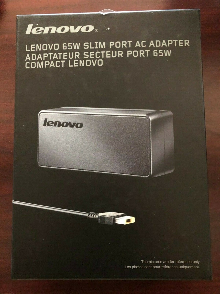 OEM Brand New Sealed Lenovo 65W Slim Port AC Adapter, PN