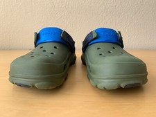 Crocs All Terrain Clog Unisex Slip On Olive Green Classic USED Mens 8