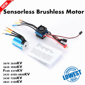 f540 3100 3900 4370 4500 4800 7200kv brushless motor esc for 45a rc