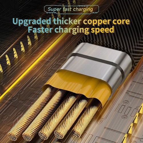 4 in 1 Multi USB C A 8PIN PD Charger Charging Cable 65W / 27W For iPhone Samsung - Picture 2 of 9