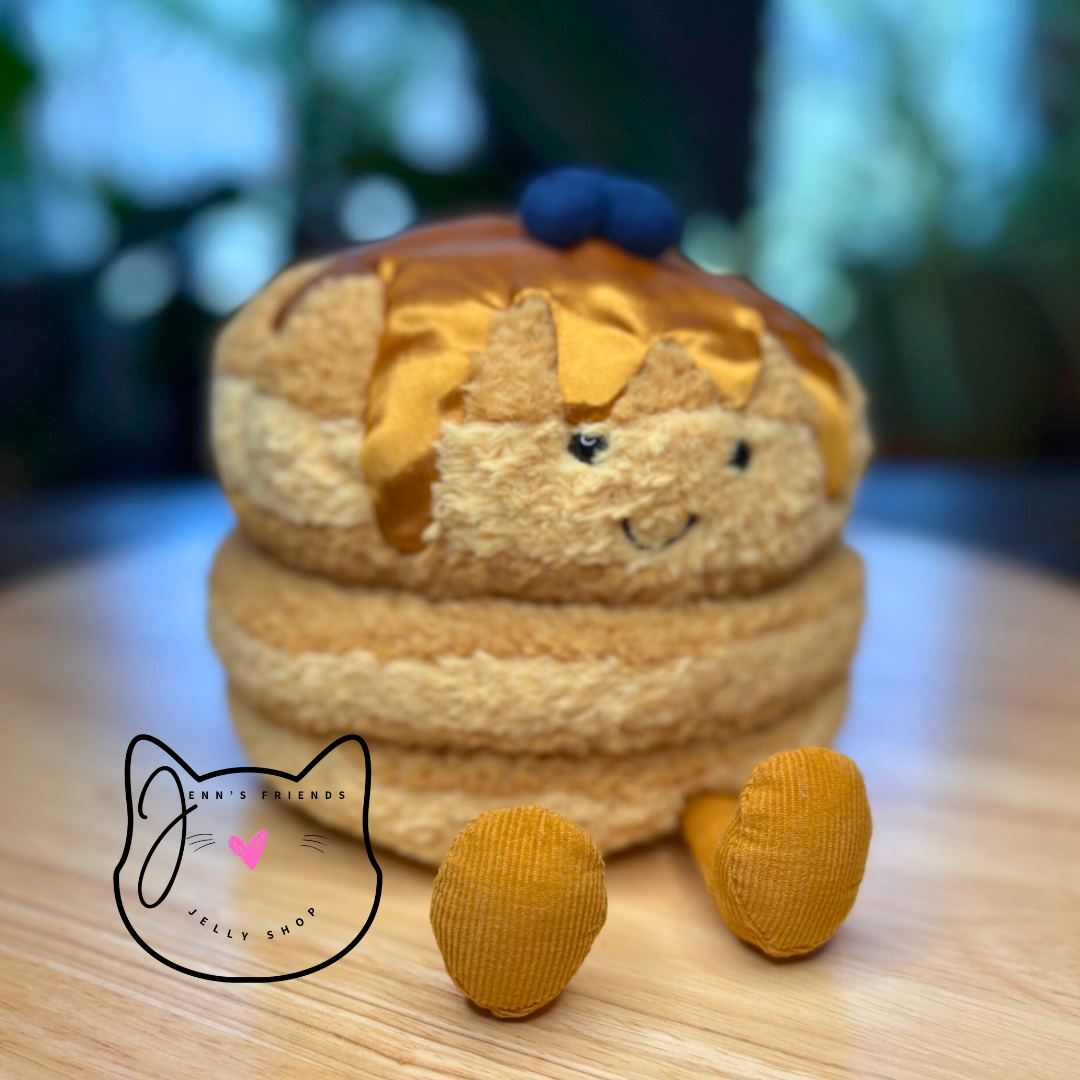 AUTHENTIC Jellycat Amuseables Fran Pancakes New NWT Soft Plush