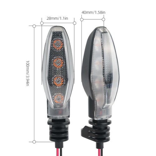 LED Turn Signal Light Indicator Lamp For Trident 660 Daytona Tiger 800/900/1050 - Picture 2 of 24