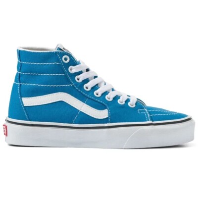 NIB Vans Sk8-Hi Tapered Color Theory Mediterranean Blue Men\'s 5 Woman\'s 6.5 Size 5 - Vans Sk8- Tapered High Color Theory - Mediterranean  main image 4