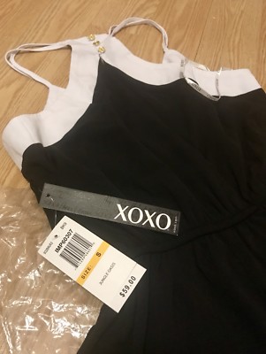 XOXO Fashion Brand Romper Black and white Jungle Oasis
