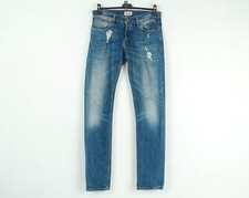 HILFIGER DENIM Rockridge Selvedge Mens W30 L34 Slim Tapered Jeans Trousers Blue