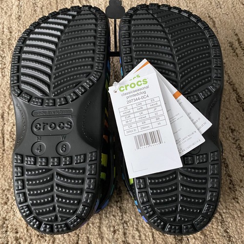 Zueco CROCS Estampado Animal Multicolor Cebra Unisex Clásico Talla M4/W6 - Imagen 5 de 7