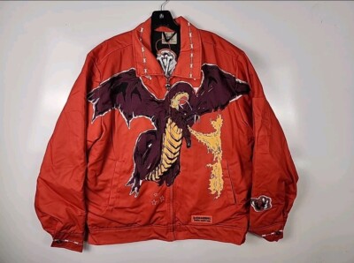 Brand X Designer Dragon Biker Jacket