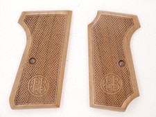 CUSTOM MADE BERETTA 1934/1935 7.65mm 32 ACP WALNUT GRIPS " CHECKERED & LOGO"