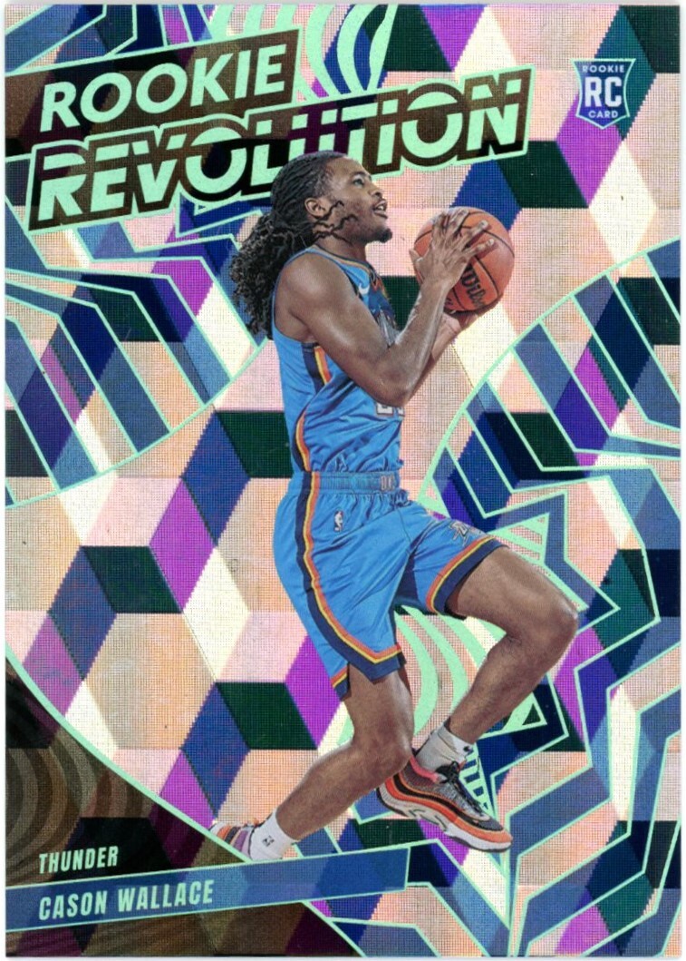 2023-24 Panini Revolution Shock Wave Cason Wallace #22 Rookie RC Cubic #32/50