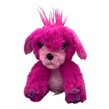 Scruff A Luvs Plush Pink Puppy Dog Stuffed Animal 8.5” Hot Pink Moose