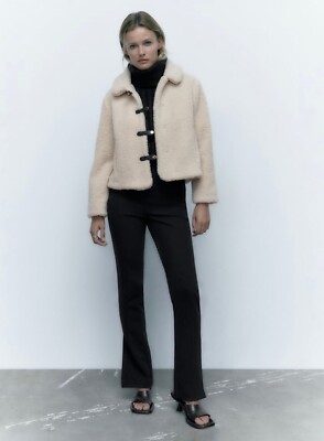 ZARA WOMAN NWT FW22 CROPPED FLEECE JACKET 8741/230 | eBay