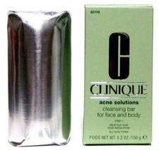 Clinique ACNE SOLUTIONS Cleansing Bar For Face  Body with Salicylic Acid 5.2 oz